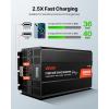 image:imageVEVOR 3000W Pure Sine Wave Inverter DC 12V to AC 120V Power Inverter for Truck RV OffGrid Car Inverters with 4 AC 2 USB TypeC Port LCD Display and Remote Controller for Large Home Appliances4000W