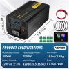 image:imageVEVOR 3000W Pure Sine Wave Inverter DC 12V to AC 120V Power Inverter for Truck RV OffGrid Car Inverters with 4 AC 2 USB TypeC Port LCD Display and Remote Controller for Large Home Appliances3500W