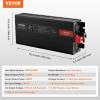 image:imageVEVOR 3000W Pure Sine Wave Inverter DC 12V to AC 120V Power Inverter for Truck RV OffGrid Car Inverters with 4 AC 2 USB TypeC Port LCD Display and Remote Controller for Large Home Appliances3000W