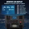 image:imageVEVOR 3000W Pure Sine Wave Inverter DC 12V to AC 120V Power Inverter for Truck RV OffGrid Car Inverters with 4 AC 2 USB TypeC Port LCD Display and Remote Controller for Large Home Appliances3500W