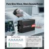 image:imageVEVOR 3000W Pure Sine Wave Inverter DC 12V to AC 120V Power Inverter for Truck RV OffGrid Car Inverters with 4 AC 2 USB TypeC Port LCD Display and Remote Controller for Large Home Appliances1500W