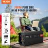 image:imageVEVOR 3000W Pure Sine Wave Inverter DC 12V to AC 120V Power Inverter for Truck RV OffGrid Car Inverters with 4 AC 2 USB TypeC Port LCD Display and Remote Controller for Large Home Appliances3000W
