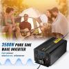 image:imageVEVOR 3000W Pure Sine Wave Inverter DC 12V to AC 120V Power Inverter for Truck RV OffGrid Car Inverters with 4 AC 2 USB TypeC Port LCD Display and Remote Controller for Large Home Appliances3500W