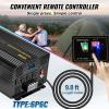 image:imageVEVOR 3000W Pure Sine Wave Inverter DC 12V to AC 120V Power Inverter for Truck RV OffGrid Car Inverters with 4 AC 2 USB TypeC Port LCD Display and Remote Controller for Large Home Appliances3500W