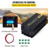 image:imageVEVOR Power Inverter 2000W Modified Sine Wave Inverter DC 12V to AC 120V Car Converter with LCD Display Remote Controller LED Indicator AC Outlets Inverter for Truck RV Car Boat Travel Camping2000W
