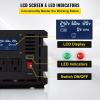 image:imageVEVOR Power Inverter 2000W Modified Sine Wave Inverter DC 12V to AC 120V Car Converter with LCD Display Remote Controller LED Indicator AC Outlets Inverter for Truck RV Car Boat Travel Camping2000W
