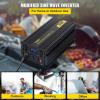 image:imageVEVOR Power Inverter 2000W Modified Sine Wave Inverter DC 12V to AC 120V Car Converter with LCD Display Remote Controller LED Indicator AC Outlets Inverter for Truck RV Car Boat Travel Camping2500W