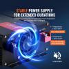 image:imageVEVOR Power Inverter 2000W Modified Sine Wave Inverter DC 12V to AC 120V Car Converter with LCD Display Remote Controller LED Indicator AC Outlets Inverter for Truck RV Car Boat Travel Camping1500W