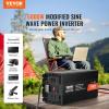 image:imageVEVOR Power Inverter 2000W Modified Sine Wave Inverter DC 12V to AC 120V Car Converter with LCD Display Remote Controller LED Indicator AC Outlets Inverter for Truck RV Car Boat Travel Camping5000 Watt