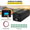 image:imageVEVOR Power Inverter 2000W Modified Sine Wave Inverter DC 12V to AC 120V Car Converter with LCD Display Remote Controller LED Indicator AC Outlets Inverter for Truck RV Car Boat Travel Camping5000W