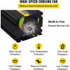 image:imageVEVOR Power Inverter 2000W Modified Sine Wave Inverter DC 12V to AC 120V Car Converter with LCD Display Remote Controller LED Indicator AC Outlets Inverter for Truck RV Car Boat Travel Camping2500W