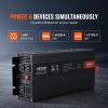 image:imageVEVOR Power Inverter 2000W Modified Sine Wave Inverter DC 12V to AC 120V Car Converter with LCD Display Remote Controller LED Indicator AC Outlets Inverter for Truck RV Car Boat Travel Camping3000 Watt