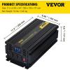 image:imageVEVOR Power Inverter 2000W Modified Sine Wave Inverter DC 12V to AC 120V Car Converter with LCD Display Remote Controller LED Indicator AC Outlets Inverter for Truck RV Car Boat Travel Camping2000W