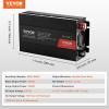 image:imageVEVOR Power Inverter 2000W Modified Sine Wave Inverter DC 12V to AC 120V Car Converter with LCD Display Remote Controller LED Indicator AC Outlets Inverter for Truck RV Car Boat Travel Camping1500W