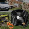 image:imageVEVOR 50FT 50 Amp Generator Extension Cord STW 45446  45505 125V 250V Generator Power Cord N1450P amp SS250R amp CS6364 Twist Lock Connectors30 FT