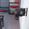 image:imageVEVOR Retractable Extension Cord Reel 30 FT Heavy Duty 16AWG3C SJTOW Retractable Power Cord Reel with Lighted Triple Tap Outlet 10 Amp Circuit Breaker 45FT Leadin Cord for Ceiling or Wall MountRed
