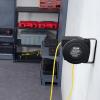 image:imageVEVOR Retractable Extension Cord Reel 30 FT Heavy Duty 16AWG3C SJTOW Retractable Power Cord Reel with Lighted Triple Tap Outlet 10 Amp Circuit Breaker 45FT Leadin Cord for Ceiling or Wall MountYellow