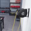 image:imageVEVOR Retractable Extension Cord Reel 30 FT Heavy Duty 16AWG3C SJTOW Retractable Power Cord Reel with Lighted Triple Tap Outlet 10 Amp Circuit Breaker 45FT Leadin Cord for Ceiling or Wall MountYellow