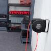 image:imageVEVOR Retractable Extension Cord Reel 30 FT Heavy Duty 16AWG3C SJTOW Retractable Power Cord Reel with Lighted Triple Tap Outlet 10 Amp Circuit Breaker 45FT Leadin Cord for Ceiling or Wall MountRed