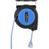image:imageVEVOR Retractable Extension Cord Reel 30 FT Heavy Duty 16AWG3C SJTOW Retractable Power Cord Reel with Lighted Triple Tap Outlet 10 Amp Circuit Breaker 45FT Leadin Cord for Ceiling or Wall MountBlue