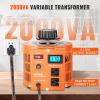 image:imageVEVOR 2000VA Auto Variable Voltage Transformer 153 Amp 110V Input 0130V Output AC Voltage Regulator Power Supply with 4 Extra Fuses Thermal Control Switch for Home Industrial OfficeLCD Display