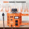 image:imageVEVOR Auto Variable Voltage Transformer 2000VA 153 Amp 110V Input 0130V Output AC Voltage Regulator with LCD Display 4 Extra Fuses Thermal Control SwitchPointer Dials