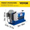 image:imageVEVOR Cable Wire Stripping Machine 18 AWG  1 OD Wire Range Portable Powered Wire Stripper Machine 11 Channels 10 BladesAutomatic Wire Stripping Tool 75ftminutefor Recycling Copper Wire
