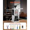 image:imageVEVOR Electric Wire Stripping Machine 006142 Automatic Wire Stripper Machine 370 W 88 ftmin Wire Stripper with An Extra Manual Crank 11 Channels Electric Wire Stripper Copper StripperHand Crank or Drill Powered