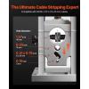 image:imageVEVOR Electric Wire Stripping Machine 006142 Automatic Wire Stripper Machine 370 W 88 ftmin Wire Stripper with An Extra Manual Crank 11 Channels Electric Wire Stripper Copper StripperElectric 400W