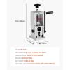 image:imageVEVOR Manual Wire Stripping Machine 00615 Copper Stripper with Hand Crank or Drill Powered Visible Stripping Depth Reference Portable Aluminum Frame Wire Peeler for Scrap Copper Recycling00615