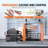 image:imageVEVOR Manual Wire Stripping Machine 00615 Copper Stripper with Hand Crank or Drill Powered Visible Stripping Depth Reference Portable Aluminum Frame Wire Peeler for Scrap Copper Recycling006098