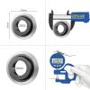 image:imageVEVOR Wire Stripper Blades 4 Pack of Replacement Blades Hightemperature Quenching and Highquality Alloy Pipe Cutter Blades for Stripping Scrap Copper Wires Model HXSMS26 Wire Stripping Machines