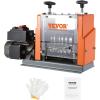image:imageVEVOR Manual Wire Stripping Machine 00615 Copper Stripper with Hand Crank or Drill Powered Visible Stripping Depth Reference Portable Aluminum Frame Wire Peeler for Scrap Copper Recycling006098