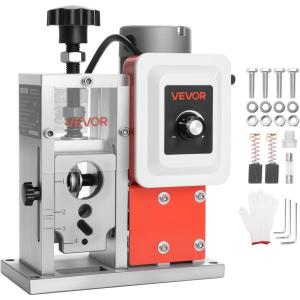 image:imageVEVOR Electric Wire Stripping Machine 006142 Automatic Wire Stripper Machine 370 W 88 ftmin Wire Stripper with An Extra Manual Crank 11 Channels Electric Wire Stripper Copper StripperElectric 400W