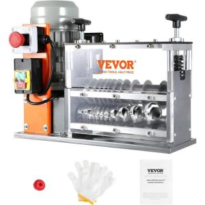 image:imageVEVOR Electric Wire Stripping Machine 006157 Automatic Wire Stripper Machine 750 W 98 ftmin Wire Stripper with Visible Stripping Depth Reference 10 Channels Electric Wire Strip MachineElectric 750W