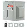 image:imageVEVOR 30 Amp RV Power Outlet Box 125250 Volt Enclosed Lockable Outdoor RV Receptacle Box NEMA TT30R Weatherproof Electrical Panel for RV Camper Trailer Motorhome Electric Car50 Amp