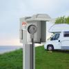 image:imageVEVOR 30 Amp RV Power Outlet Box 125250 Volt Enclosed Lockable Outdoor RV Receptacle Box NEMA TT30R Weatherproof Electrical Panel for RV Camper Trailer Motorhome Electric Car30 Amp