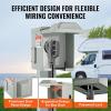 image:imageVEVOR 30 Amp RV Power Outlet Box 125250 Volt Enclosed Lockable Outdoor RV Receptacle Box NEMA TT30R Weatherproof Electrical Panel for RV Camper Trailer Motorhome Electric Car50 Amp