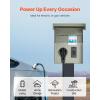 image:imageVEVOR 30 Amp RV Power Outlet Box 125250 Volt Enclosed Lockable Outdoor RV Receptacle Box NEMA TT30R Weatherproof Electrical Panel for RV Camper Trailer Motorhome Electric Car5020 Amp