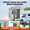 image:imageVEVOR 30 Amp RV Power Outlet Box 125250 Volt Enclosed Lockable Outdoor RV Receptacle Box NEMA TT30R Weatherproof Electrical Panel for RV Camper Trailer Motorhome Electric Car30 Amp