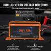 image:imageVEVOR 36 Volt Golf Cart Battery Charger 12 AMP Smart Battery Charger with DStyle Plug Compatible with LeadAcid AGMGelEFB MF NMC LiFePO4 Batteries for EZGO TXT IP67 Waterproof ETL Certified36V 18A For Crowfoot Plug