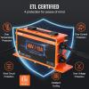 image:imageVEVOR 36 Volt Golf Cart Battery Charger 12 AMP Smart Battery Charger with DStyle Plug Compatible with LeadAcid AGMGelEFB MF NMC LiFePO4 Batteries for EZGO TXT IP67 Waterproof ETL Certified48V 15A For 3Pin Round Plug