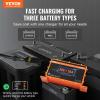 image:imageVEVOR 36 Volt Golf Cart Battery Charger 12 AMP Smart Battery Charger with DStyle Plug Compatible with LeadAcid AGMGelEFB MF NMC LiFePO4 Batteries for EZGO TXT IP67 Waterproof ETL Certified36V 18A For DStyle Plug