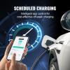 image:imageVEVOR Level 2 Portable EV Charger 40A 240V Electric Vehicle Charger with 25 ft Cable NEMA 1450 Adjustable Current 16A40A Plugin Home Charging Station for SAE J1772 EVs32 Amp