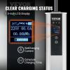 image:imageVEVOR Level 2 Portable EV Charger 40A 240V Electric Vehicle Charger with 25 ft Cable NEMA 1450 Adjustable Current 16A40A Plugin Home Charging Station for SAE J1772 EVs40 Amp