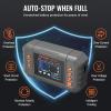 image:imageVEVOR Smart Battery Charger 20Amp Lithium LiFePO4 LeadAcid AGMGelSLA Car Battery Charger with LCD Display Trickle Charger Maintainer Desulfator for Boat Motorcycle Lawn Mower Deep Cycle20Amp