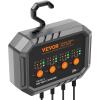 image:imageVEVOR Smart Battery Charger 20Amp Lithium LiFePO4 LeadAcid AGMGelSLA Car Battery Charger with LCD Display Trickle Charger Maintainer Desulfator for Boat Motorcycle Lawn Mower Deep Cycle2Amp4