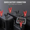 image:imageVEVOR Smart Battery Charger 20Amp Lithium LiFePO4 LeadAcid AGMGelSLA Car Battery Charger with LCD Display Trickle Charger Maintainer Desulfator for Boat Motorcycle Lawn Mower Deep Cycle2Amp4