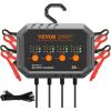 image:imageVEVOR Smart Battery Charger 20Amp Lithium LiFePO4 LeadAcid AGMGelSLA Car Battery Charger with LCD Display Trickle Charger Maintainer Desulfator for Boat Motorcycle Lawn Mower Deep Cycle2Amp4