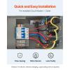 image:imageVEVOR Temporary Power Outlet Panel Weatherproof RV Electrical Breaker Box with 203050 Amp Receptacle Installed Prewired Circuit NEMA 1450RNEMA TT30R  20A GFCI for RV Camper Trailer Motorhome503020 Amp